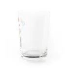 麦猫工房のしろ麦ネコさん Water Glass :right