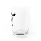 ぱくちのお店の桜吹雪くくじら（改定） Water Glass :right