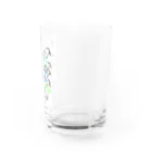 カラフルなすげー店のおはなちゃんかぞく Water Glass :right