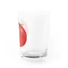chicodeza by suzuriのリアルなトマトのイラスト グラス右面