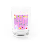 どるちぇ＊うさぎの【グラス】《ハロウィン》＊Tea time with you?*02チェシャ猫＊ Water Glass :right