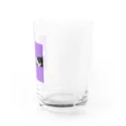 猫好きの横たわりはちわれ猫 Water Glass :right