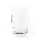 Nikotama Inkのハートの目ん玉前ロゴバージョン Water Glass :right