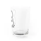 ゆるいぐっずを生み出す母のヒモになりたいうさぎのグッズ Water Glass :right