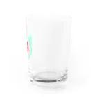 血まめ天国ショップのぴえんまる（ミント） Water Glass :right