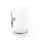 mikepunchのハチワレ猫 I am HACHIWARE CAT Water Glass :right