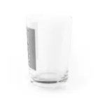 𝗧𝗮𝗿𝗼 𝗢𝘇𝗮𝗸𝗶 -𝘛‌𝘈 𝘢𝘱𝘱𝘳𝘦𝘯𝘵𝘪𝘤𝘦-の束波 / たばなみ　(黒,縦) Water Glass :right