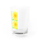 ✨🌈✨ユラクラカン🇯🇵 ✨🌈✨の🌻夏休み日記のひまわり🌻 Water Glass :right