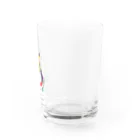 猫戦士のお店のしっかり者のぺんニャン軍曹 カラー Water Glass :right