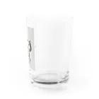 余白の、画伯のザレゴトのねこたま。 Water Glass :right