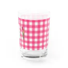 うさと愉快な仲間たちのうさうさグラス（ピンク） Water Glass :right