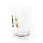 マツダヤスヨのイラストのTrick Or Treat Water Glass :right