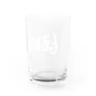 SANKAKU DESIGN STOREのGood Bye! カジュアル白 Water Glass :right