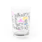 Yamawaki17のすごいろくコップ（背景透明） グラス右面