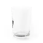 まはゆまの白黒ウサギ　回転反転 Water Glass :right