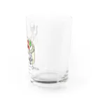 J's Mart 2ndのたまとクロとクリスマスケーキ Water Glass :right