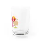 ぽっこりーず購買部のハンバーガーもぐもぐ Water Glass :right