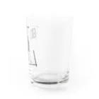 ねこ探知機の60年代レトロ☆Cute girl Water Glass :right