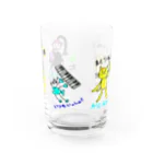 まとりこや ショップのまとり　と　おうえんたい　グラス Water Glass :right