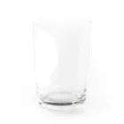 風天工房のαアルファ・ギリシャ文字（白） Water Glass :right