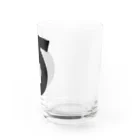 風天工房のδデルタ・ギリシャ文字（黒） Water Glass :right