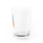 0faceの10cat_square Water Glass :right