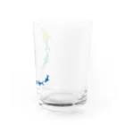 さかたようこ / サメ画家の飛び出せ助走SAME Water Glass :right