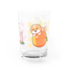 レオパとニシアフのケニーレインローズのレオパニシアフくだもの Water Glass :right