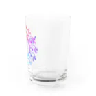 兎猫庵のオカリナを吹くココペリ　サークルＰ Water Glass :right