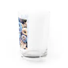 GreenTeaBreakのFloral Water Glass :right