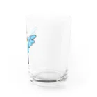 谷神 零雨＠小鳥愛好家のまてー飼い主ー(青色インコ) Water Glass :right