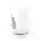 saraの猫 仲良し三兄弟 Water Glass :right