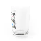 cafe'うちっち　sena企画の怒ってる世那くんイラスト Water Glass :right