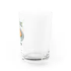 猫と釣り人のイナリズシ(ドット絵) Water Glass :right