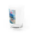 抽象画家ShizukiKagawaのそよかぜといろ Water Glass :right