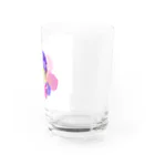 おにりかの水彩 カラフル 愛 幸せ花 Water Glass :right