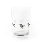 でこぱち商店のムクドリさんぽ Water Glass :right