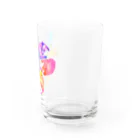 気まぐれキジトラねこやさんのレインボーキジトラちゃん Water Glass :right