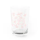 Hütte　hiiiiiのとりとおはな Water Glass :right