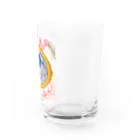 錆猫の館の【B】キスをする雲～LOVE&PEACE Water Glass :right