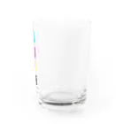 ツナマヨショップのCMYKあひる Water Glass :right