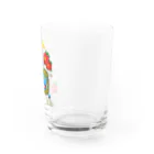 Siderunの館 B2のゆるスカジャン柄（からじしとぼたん） Water Glass :right