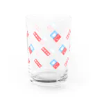 猫を売る女の割れネコシールグラス Water Glass :right