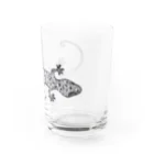 からがらのペイズリー柄とかげくん Water Glass :right