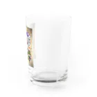ユミ絵画の花🌼の妖精さん Water Glass :right
