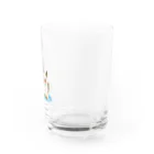 or orの花と犬と猫と（シャムネコ） Water Glass :right
