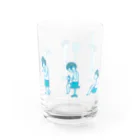 ナターシャのイラストグッズの身体測定くん Water Glass :right