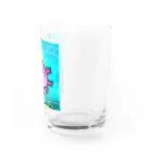 みぅ福島のユルいウーパールーパー　第2 Water Glass :right