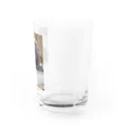ストロベリーミルクのらぴちゃん Water Glass :right