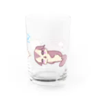 momongaloveのモモンガのモモちゃん Water Glass :right